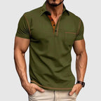 Contrast Trim Short Sleeve Polo