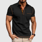 Contrast Trim Short Sleeve Polo