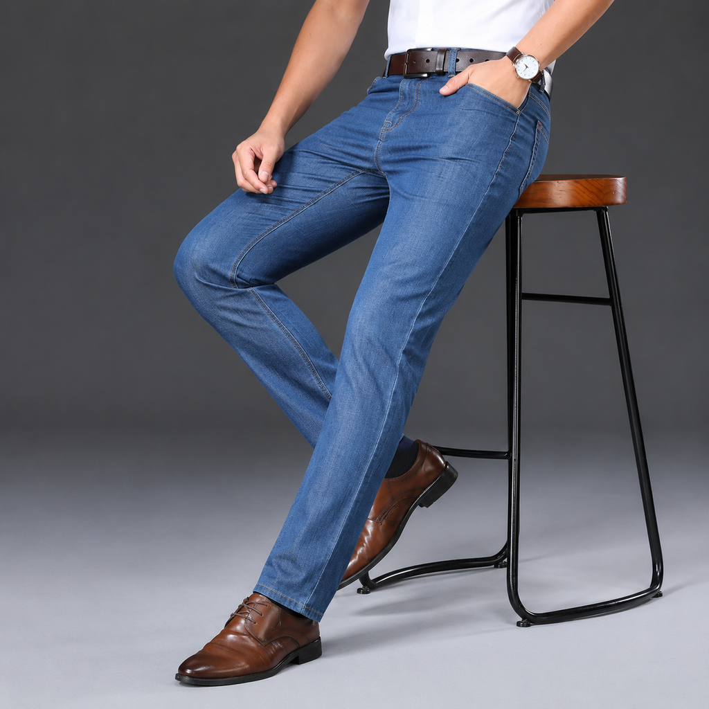 Smart Casual Straight Regular Jeans