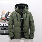 Quilted Down Puffer Winter Jacket