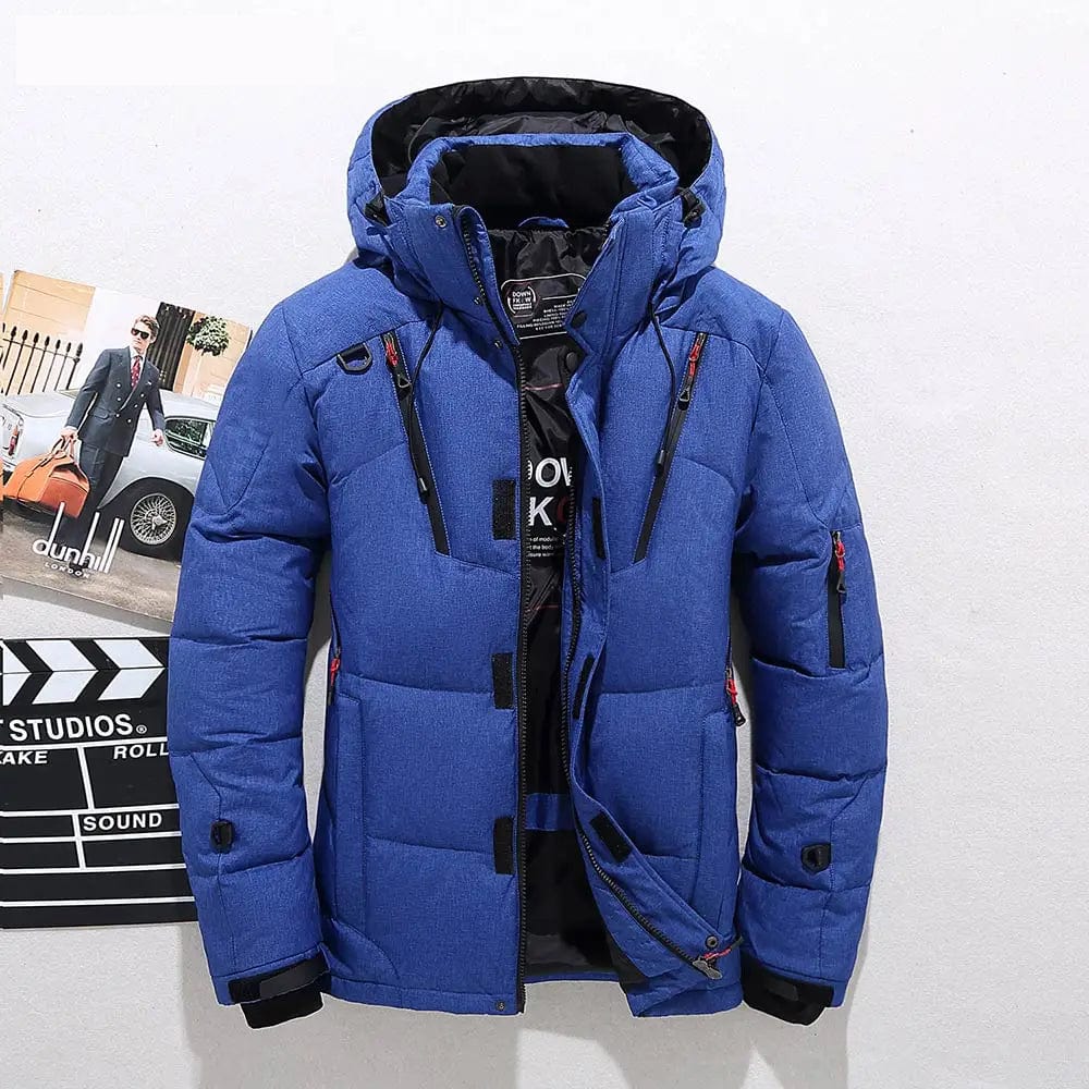 Quilted Down Puffer Winter Jacket