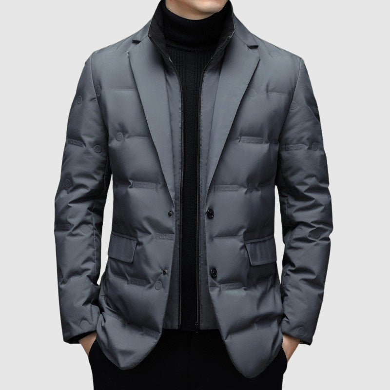 Slim Quilted Down Puffer Jacket