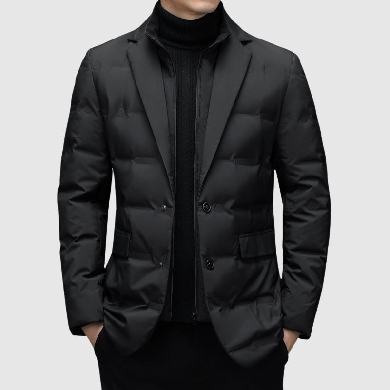 Slim Quilted Down Puffer Jacket