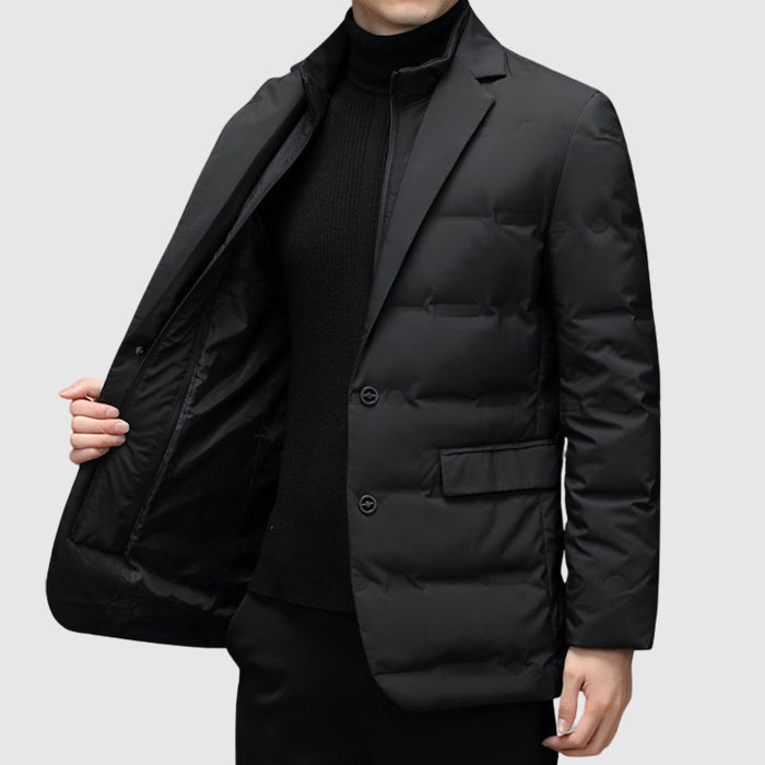 Slim Quilted Down Puffer Jacket