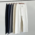 Relaxed Linen Drawstring Trousers