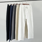 Relaxed Linen Drawstring Trousers