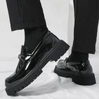 Men's Leather Lug Sole Loafers