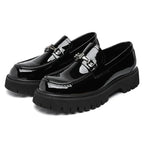 Men's Leather Lug Sole Loafers