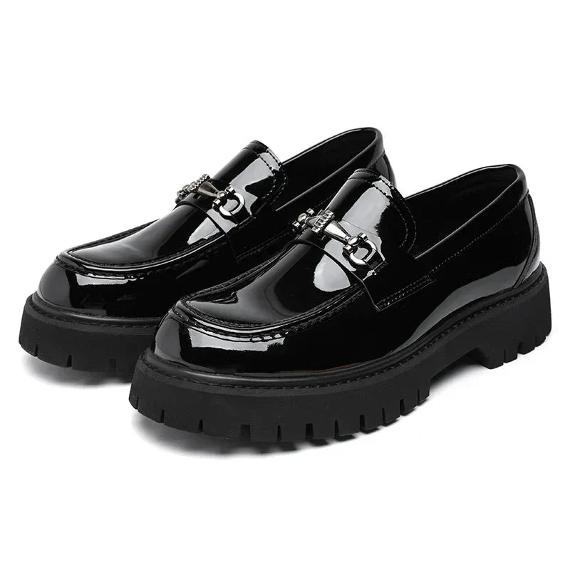 Men's Leather Lug Sole Loafers