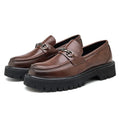 Men's Leather Lug Sole Loafers