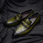 Soft Cowhide Slip-On Loafers