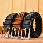 Hand-Woven Leather Belt