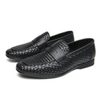 Hand-Woven Penny Loafers
