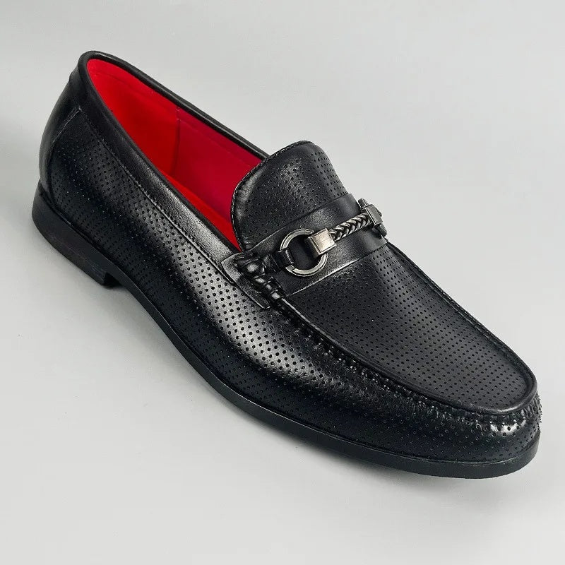 Breathable Perforated Loafers