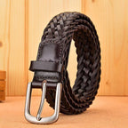 Hand-Woven Leather Belt