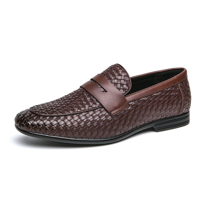 Hand-Woven Penny Loafers