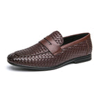 Hand-Woven Penny Loafers