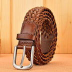Hand-Woven Leather Belt