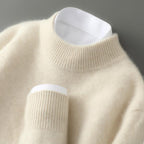 Cashmere-Knit Crew Neck Sweater