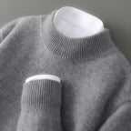 Cashmere-Knit Crew Neck Sweater