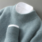 Cashmere-Knit Crew Neck Sweater