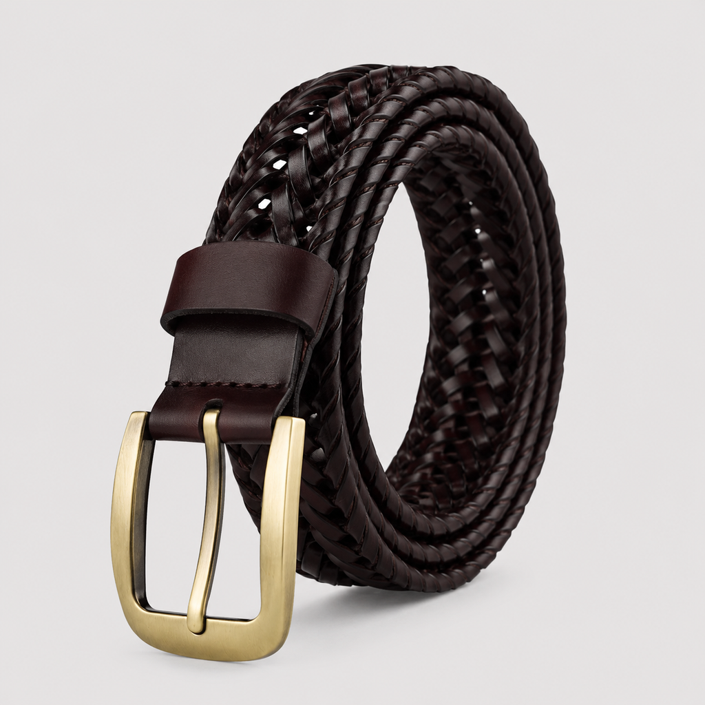 Woven Leather Belt