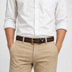Woven Leather Belt