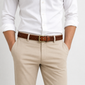 Woven Leather Belt