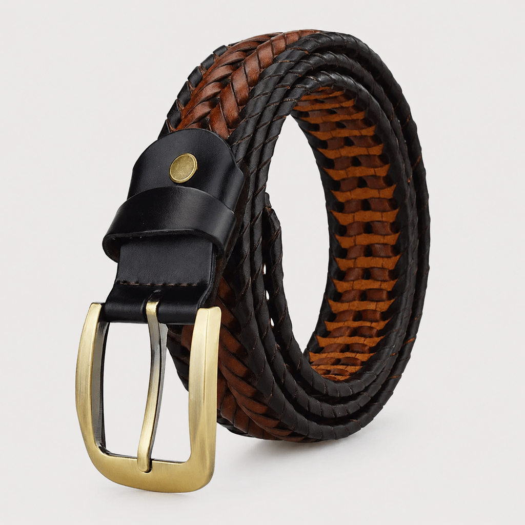 Woven Leather Belt