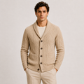 Shawl Collar Knit Cardigan