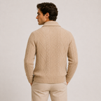 Shawl Collar Knit Cardigan