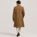 Double-Breasted Wool Overcoat