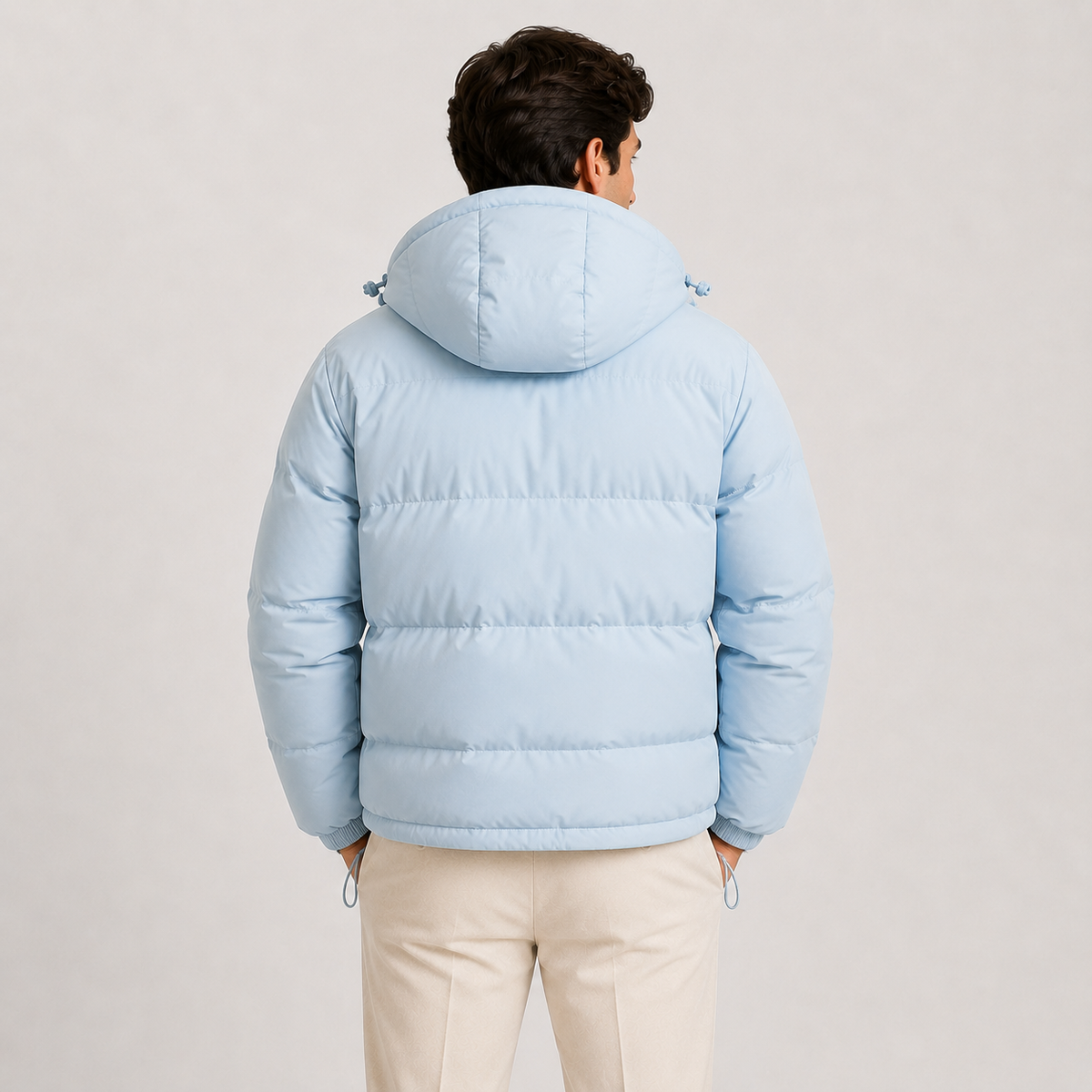 Lightweight Hooded Puffer Jacket