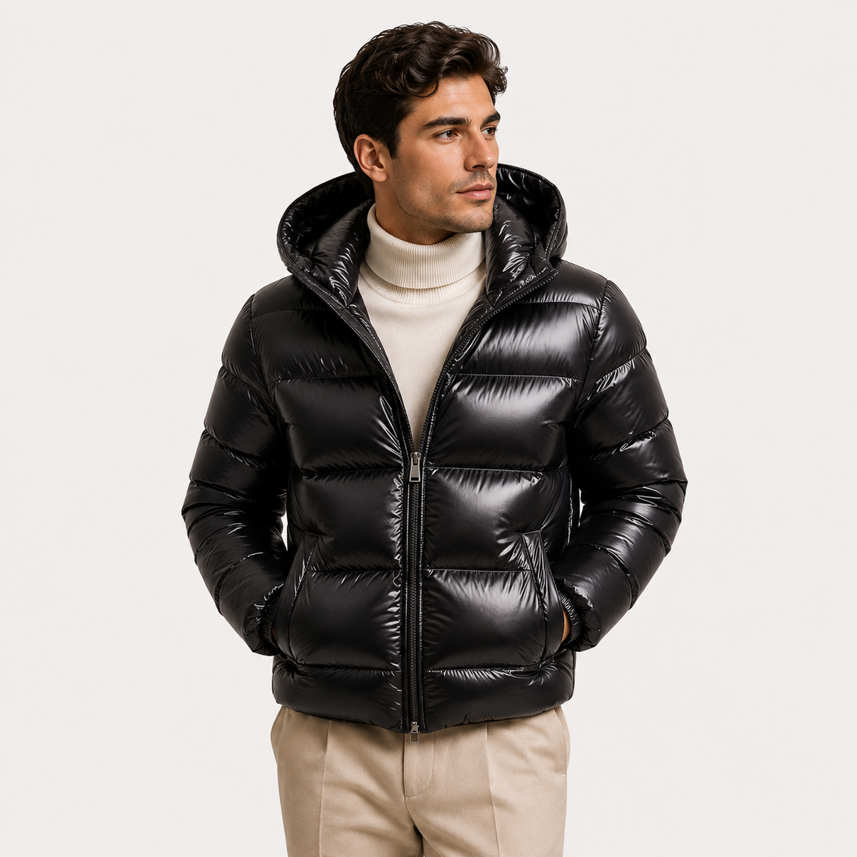 Insulated Hooded Winter Jacket