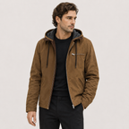 Fleece-Lined Hooded Jacket