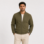 Suede-Look Bomber Jacket
