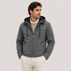 Fleece-Lined Hooded Jacket