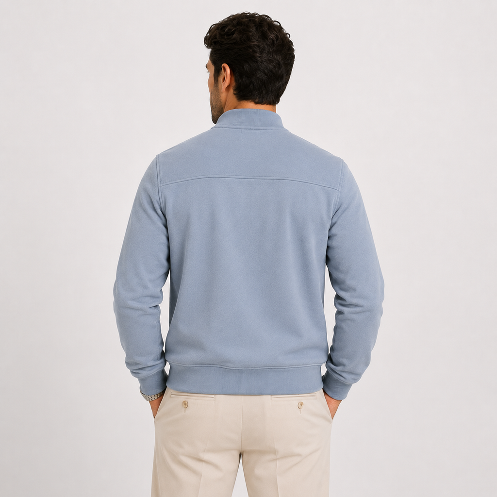Suede-Look Bomber Jacket