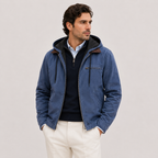 Fleece-Lined Hooded Jacket