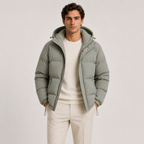 Lightweight Hooded Puffer Jacket