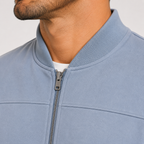 Suede-Look Bomber Jacket
