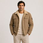 Fleece-Lined Utility Jacket
