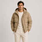 Lightweight Hooded Puffer Jacket