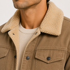 Fleece-Lined Utility Jacket
