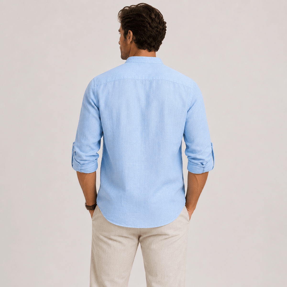 Casual Long Sleeve Henley Shirt Lightweight - Secranzo