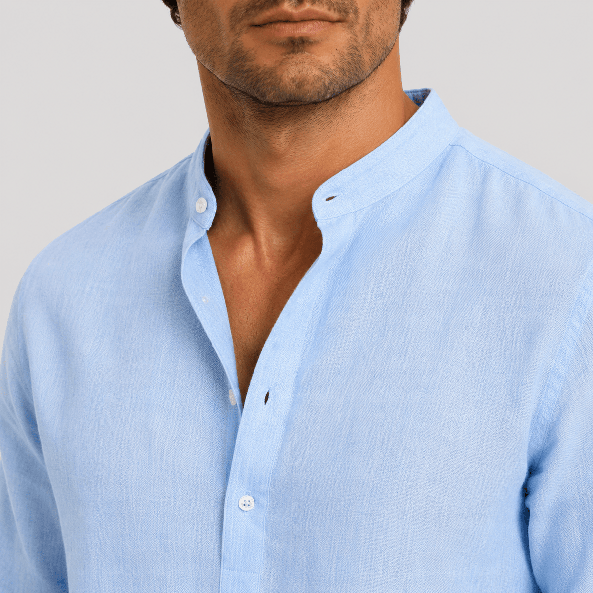 Casual Long Sleeve Henley Shirt Lightweight - Secranzo