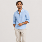 Casual Long Sleeve Henley Shirt Lightweight - Secranzo