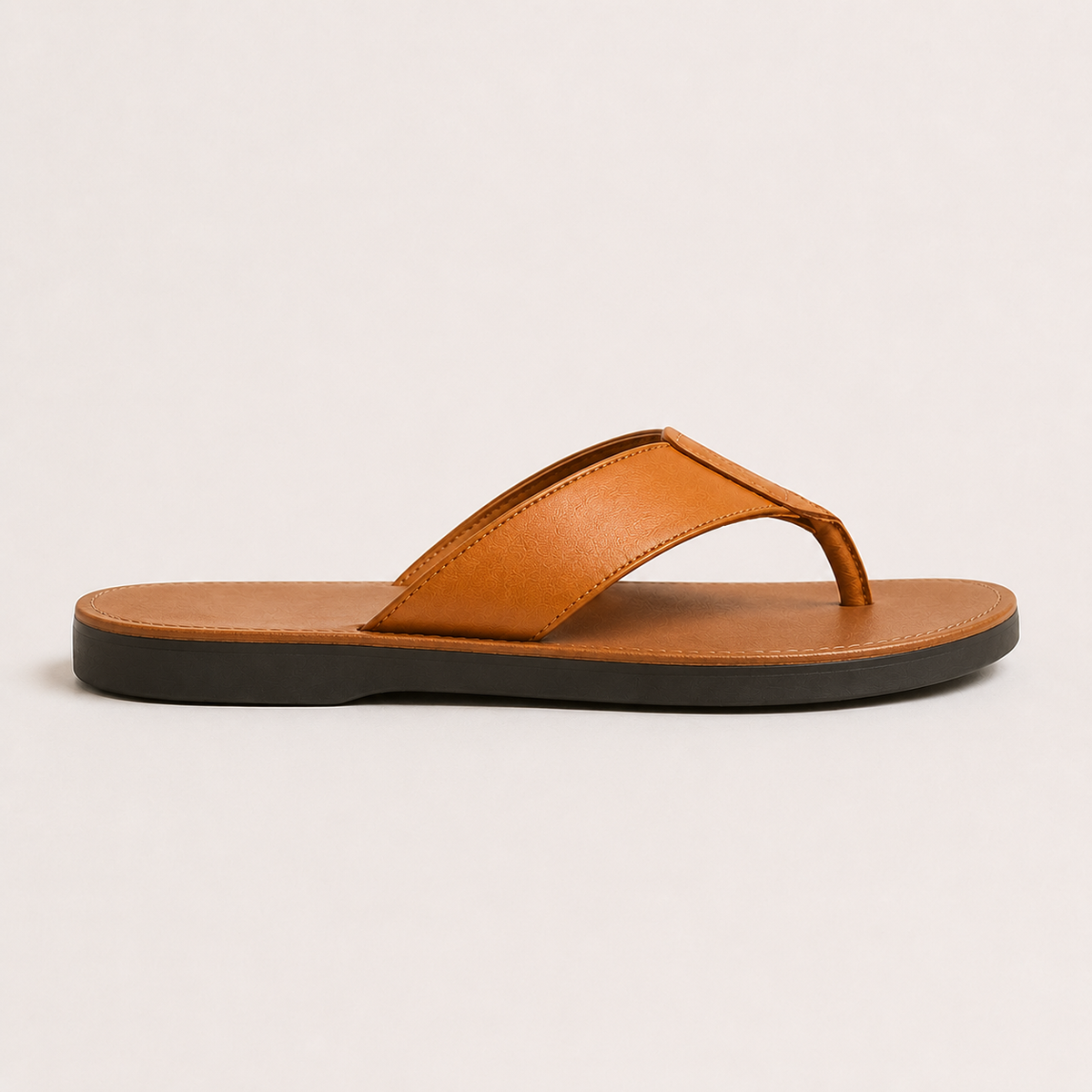 Leather Slide Sandals
