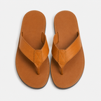 Leather Slide Sandals