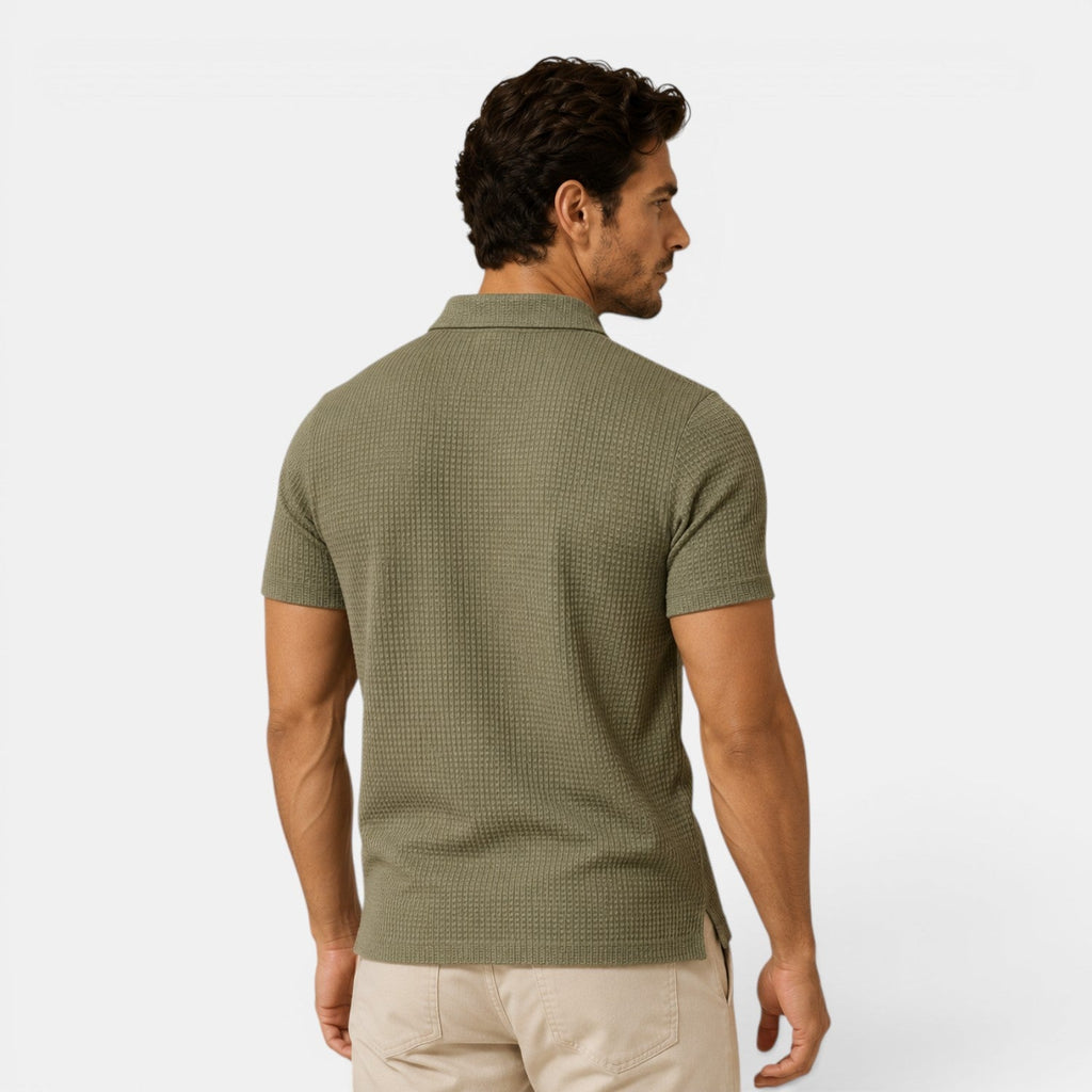 Refined Textured Polo Shirt